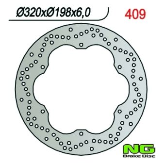 Bremsscheibe NG 320/198/6mm 6 Loch