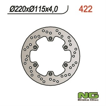 Bremsscheibe NG 220/115/4mm 6 Loch Bremsscheibe NG 220/115/4mm 6 Loch