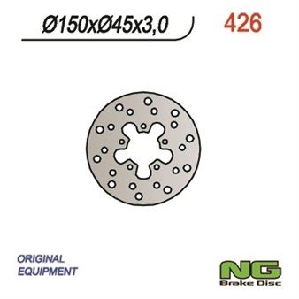 Disque de freins NG 150/45/3mm 5 trou