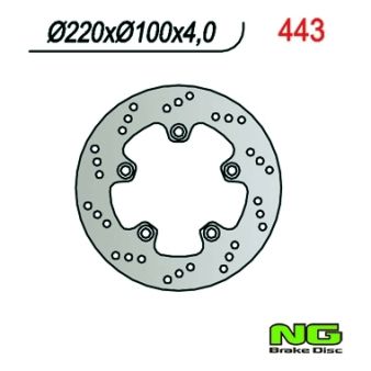 Disque de freins NG 220/100/4mm 5 trou Disque de freins NG 220/100/4mm 5 trou