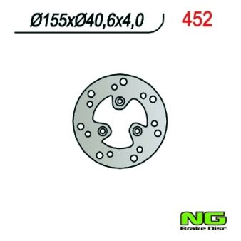 Disque de freins NG 155/40.6/4mm 3 trou Disque de freins NG 155/40.6/4mm 3 trou