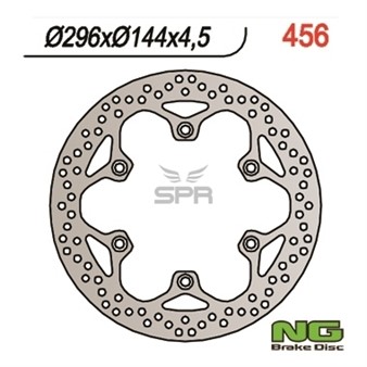 Disque de freins NG 296/144/4.5mm 6 trou