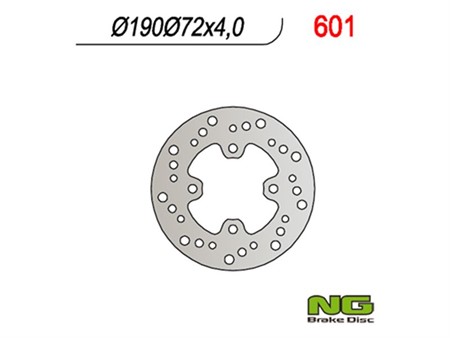 Bremsscheibe NG 190/72/4mm 4 Loch Bremsscheibe NG 190/72/4mm 4 Loch