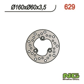 Disque de freins NG 160/60/3.5mm 3 trou