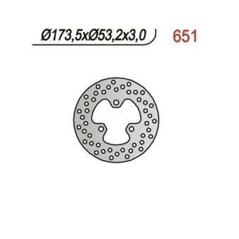 Bremsscheibe NG 173/53.2/4mm 3 Loch Bremsscheibe NG 173/53.2/4mm 3 Loch