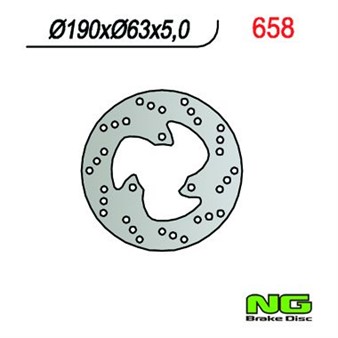 Disque de freins NG 190/63/5mm 3 trou