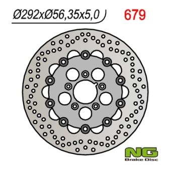 Disque de freins NG 292/56/5mm 5 trou Disque de freins NG 292/56/5mm 5 trou