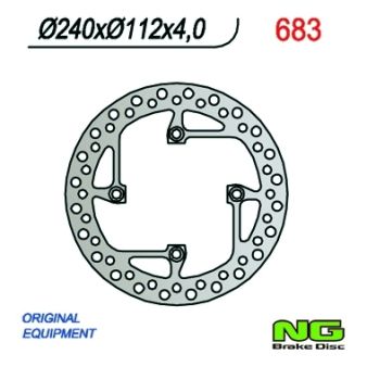 Disque de freins NG 240/112/4mm 4 trou Disque de freins NG 240/112/4mm 4 trou
