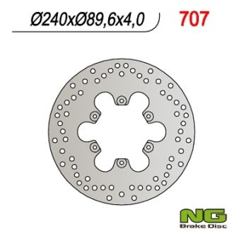Disque de freins NG 240/89.6/4mm 6 trou Disque de freins NG 240/89.6/4mm 6 trou