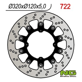 Bremsscheibe NG 320/120/5mm 4 Loch