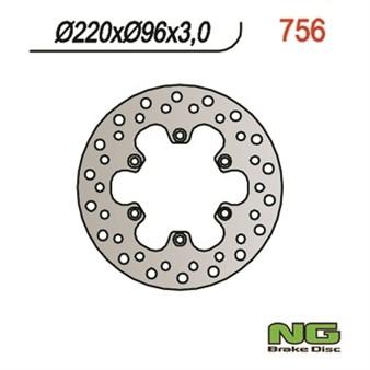 Bremsscheibe NG 220/96/3mm 6 Loch