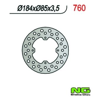 Bremsscheibe NG 184/85/3.5mm 4 Loch Bremsscheibe NG 184/85/3.5mm 4 Loch