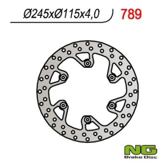 Disque de freins NG 245/115/4mm 6 trou Disque de freins NG 245/115/4mm 6 trou