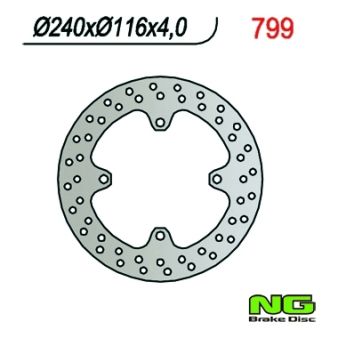 Bremsscheibe NG 240/116/4mm 4 Loch Bremsscheibe NG 240/116/4mm 4 Loch