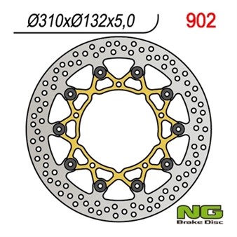 Disque de freins NG 310/132/5mm 5 trou