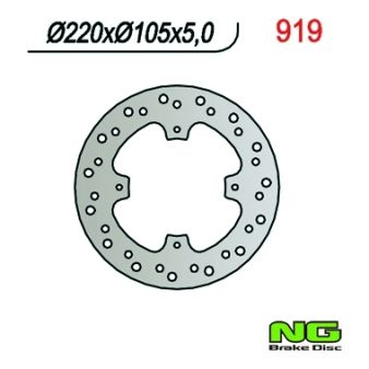 Bremsscheibe NG 220/105/5mm 4 Loch