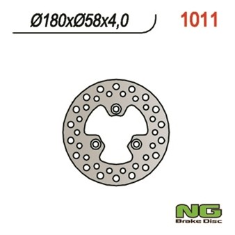 Disque de freins NG 180/58/4mm 3 trou