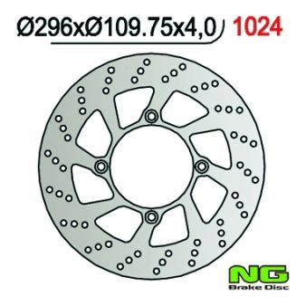 Disque de freins NG 296/112/4mm 4 trou Disque de freins NG 296/112/4mm 4 trou