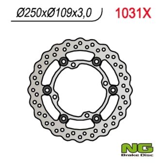 Disque de freins NG 250/109/3mm 4 trou Disque de freins NG 250/109/3mm 4 trou