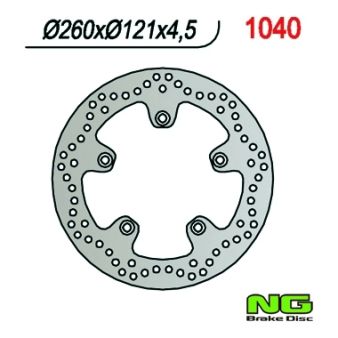 Disque de freins NG 260/121/4.5mm 5 trou