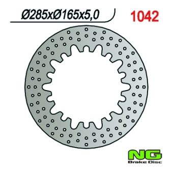 Disque de freins NG 285/165/4.8mm 10trou Disque de freins NG 285/165/4.8mm 10trou