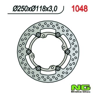 Disque de freins NG 250/118/3mm 4 trou Disque de freins NG 250/118/3mm 4 trou