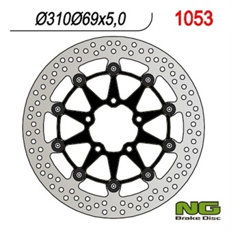 Disque de freins NG 310/69/5mm 5 trou