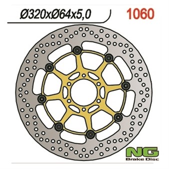 Disque de freins NG 320/64/5mm 6 trou