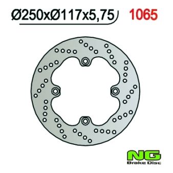 Disque de freins NG 250/117/5.7mm 4 trou