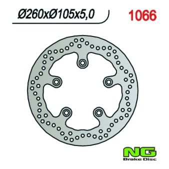 Disque de freins NG 260/105/5mm 5 trou