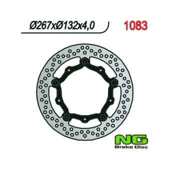 Disque de freins NG 267/132/4mm 5 trou Disque de freins NG 267/132/4mm 5 trou