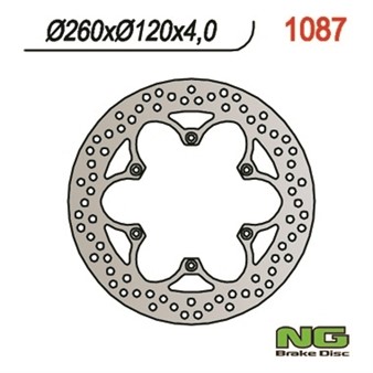 Disque de freins NG 260/120/4mm 6 trou