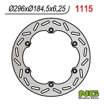 Disque de freins NG 296/184/6.25mm 6trou