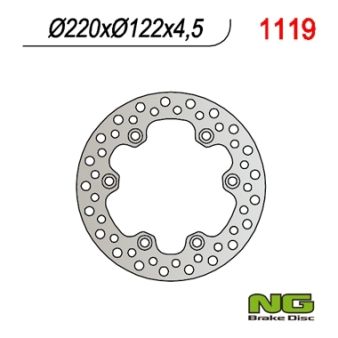 Disque de freins NG 220/122/4.5mm 6 trou Disque de freins NG 220/122/4.5mm 6 trou