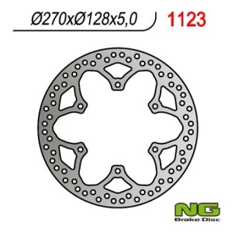 Disque de freins NG 270/128/5mm 6 trou Disque de freins NG 270/128/5mm 6 trou