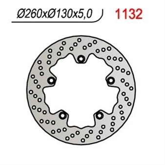 Disque de frein NG 260/130/5mm 5 trou