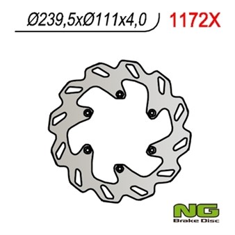 Bremsscheibe NG 240/111/4mm 6 Loch