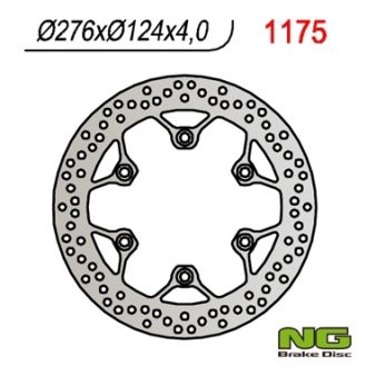 Disque de freins NG 276/124/4mm 6 trou Disque de freins NG 276/124/4mm 6 trou