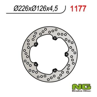Disque de freins NG 226/126/4.5mm 5 trou Disque de freins NG 226/126/4.5mm 5 trou