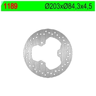 Disque de freins NG 203/84/4,5mm 3 trou Disque de freins NG 203/84/4,5mm 3 trou