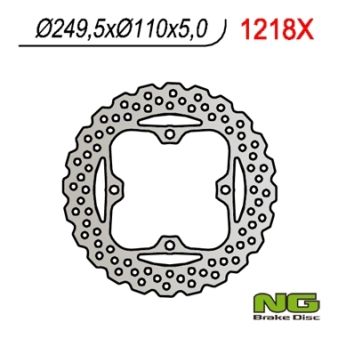 Disque de freins NG 250/110/5mm 4 trou Disque de freins NG 250/110/5mm 4 trou
