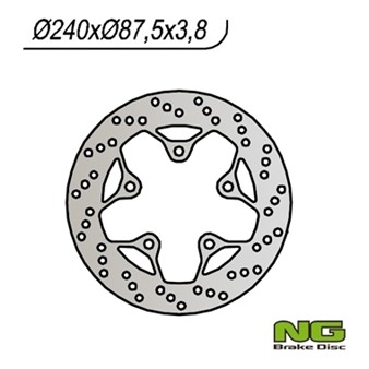 Disque de freins NG 240/87.5/3.8mm 5trou Disque de freins NG 240/87.5/3.8mm 5trou