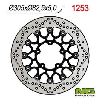 Disque de freins NG 305/100.5/6mm 6 trou Disque de freins NG 305/100.5/6mm 6 trou