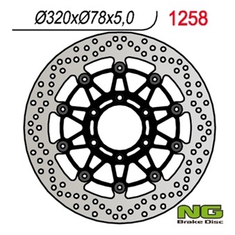 Disque de freins NG 320/78/5mm 6 trou