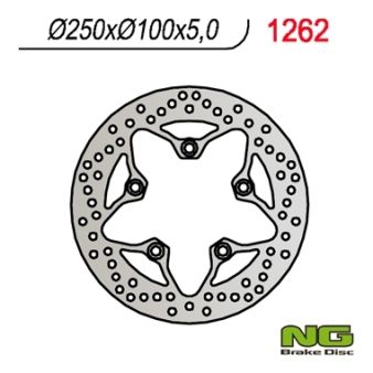 Disque de freins NG 250/100/5mm 5 trou Disque de freins NG 250/100/5mm 5 trou