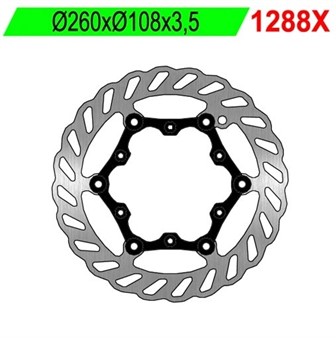 Bremsscheibe NG 260/108/3.5mm 6 Loch