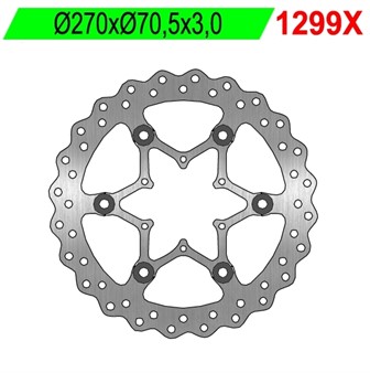 Disque de freins NG 270/70.5/3mm 6 trou