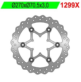 Disque de freins NG 270/70.5/3mm 6 trou Disque de freins NG 270/70.5/3mm 6 trou
