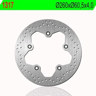 Bremsscheibe NG 260/120/5mm 5 Loch