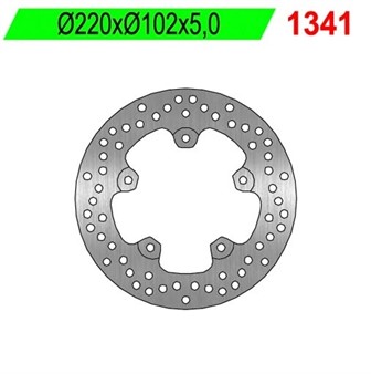 Disque de freins NG 220/102/5mm 5 trous